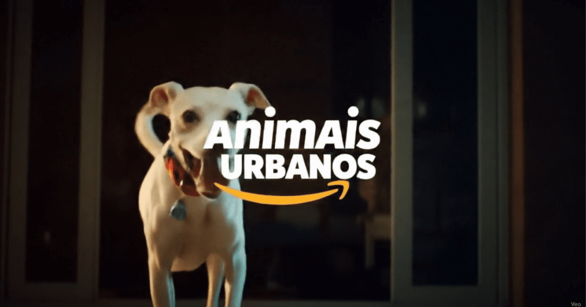 um Cachorro e a Logo do Site Animais Urbanos